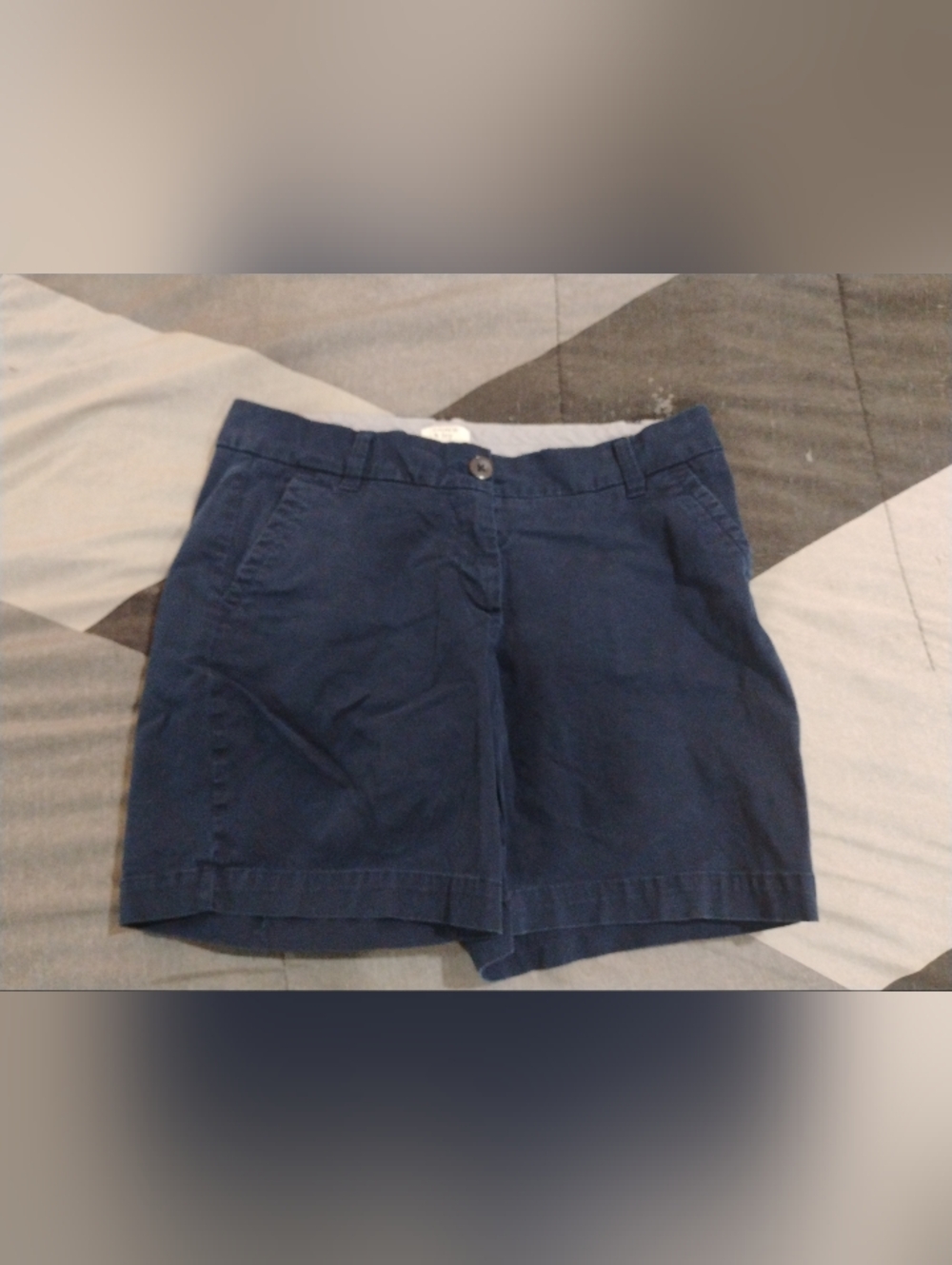 crown & ivy Navy Blue Bermuda Shorts